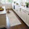 Picture of 2x6 Hallway Washable Runner Rug : Vintage Soft Kitchen Laundry Runner with Non Slip Backing Farmhouse Entryway Living Room Floor Mat Stain Resistant Carpet for Bedroom Bathroom Distressed Beside Rug