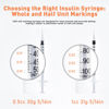 Picture of U-100 1cc 31 Gauge 5/16 Inch Syringe, Individually Packed 20 PACK