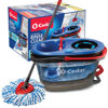 Picture of O-Cedar RinseClean Spin Mop & Bucket System | Clean with Water | Removes 99% of Bacteria Plastic