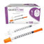 Picture of GLUCO-CARE 1 ml/cc Syringes 31G x 5/16’’ (8mm), Orange Cap, 100/box
