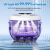 Picture of Upgraded Ultrasonic Retainer Cleaner Machine, 45kHz Ultrasonic Dentures Cleaner for Night Guards, Braces, Aligner, Toothbrush, Jewelry and More, 200ML Capacity, White
