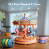Picture of SUNLU PLA Plus Filament 1.75mm Black 1KG, Neatly Wound 3D Printer Filament 1.75mm, PLA+ 1000g, Dimensional Accuracy +/- 0.02 mm, Fit Most FDM 3D Printers, 1kg Spool (2.2lbs), Black