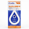 Picture of CorDx Tyfast at Home Flu A/B and COVID 19 Rapid Test Kit, Easy, Accurate, Fast Results in 10 Minutes, 4 Tests.
