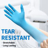 Picture of Medguy Powder-Free Nitrile Exam Gloves, 4.5 Mil, 100 Pcs Blue Disposable Latex-Free Food-Safe Medical Cleaning Cooking Gloves (Medium)