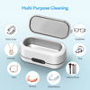 Picture of BYASKZIV Ultrasonic Jewelry Cleaner, 48KHz Ultrasonic Cleaner Machine for Jewelry, Eyeglasses, Rings, Watch Strap, Dentures-Dual Cleaning Modes, 304 Stainless Steel Tank