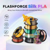 Picture of FLASHFORGE Silk PLA Filament 1.75mm, 3D Printer Filament 1kg (2.2lbs) Spool, Smooth and Silky Texture 3D Printing Filament, Dimensional Accuracy +/- 0.02mm