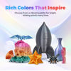 Picture of FLASHFORGE Silk PLA Filament 1.75mm, 3D Printer Filament 1kg (2.2lbs) Spool, Smooth and Silky Texture 3D Printing Filament, Dimensional Accuracy +/- 0.02mm