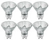 Picture of SerBion GU10 120V 50W Halogen Light Bulbs for Track and Range Hood, GU10+C Candle Warmer Lamp with Dimmable, 2700K Warm White, 6000+Hours Long-Lasting Pack of 6