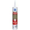 Picture of GE Advanced Silicone Caulk for Kitchen & Bathroom, White, 10 fl oz Cartridge, 1 Pack - 100% Waterproof Silicone Sealant, 5X Stronger Adhesion, Shrink & Crack Proof