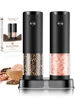 Picture of Electric Salt and Pepper Grinder Set Automatic Battery Pepper Mill Shakers Adjustable Coarseness Upgraded Larger Capacity with Led Home and Kitchen Appliances Birthday Gifts for Women Mom