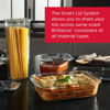 Picture of Rubbermaid Brilliance Glass Food Storage Containers, Assorted Sizes, Set of 9, BPA-Free, Leak-Proof, Clear