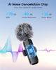 Picture of Wireless Mini Microphone for iPhone - 2 Pack Lavalier Microphone for Video Recording, 2 In 1 Noise Reduction Lapel Mic for Ipad, Android,Clip-on Mini Mic with USB-C for Content Creators Podcast