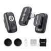 Picture of Hollyland Lark A1 Wireless Microphone for iPhone 17/16/15 & Android, 48kHz/24-bit, 3-Level Intelligent Noise Cancel, Magnetic Mini Mic for YouTube, Podcast, Vlogging (Black, 2TX + USB-C RX)