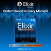 Picture of Elixir Strings, Electric Guitar Strings, Nickel Plated Steel with NANOWEB Technology, Longest-Lasting Bright Tone with Comfortable Feel, 6 String Set, Light 10-46