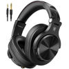 Picture of OneOdio A70 Bluetooth Over Ear Headphones, Wireless Headphones with 72H Playtime, Hi-Res, Built-in Mic, 3.5mm/6.35mm Wired Audio Jack for Studio Monitor & Mixing DJ Guitar AMP, Computer PC Gaming