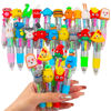 Picture of CZWZ 20Pcs Mini Multicolor Pens in One 4-in-1 Cute Pens Bulk for Kids, Fun Kawaii Ballpoint Pens for Birthdays and Children's Party Favors Gifts Teacher School Supplies