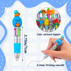 Picture of CZWZ 20Pcs Mini Multicolor Pens in One 4-in-1 Cute Pens Bulk for Kids, Fun Kawaii Ballpoint Pens for Birthdays and Children's Party Favors Gifts Teacher School Supplies