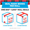 Picture of Scotch Heavy Duty Shipping Packing Tape, Clear, Shipping and Packaging Supplies, 1.88 in. x 27.7 yd., 1 Tape Roll with Dispenser