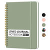 Picture of Taja Lined Spiral Journal Notebook for Women & Men, 140 Pages, College Ruled Hardcover Notebook for Work & Note Taking, Journals for Writing, A5(5.7" x 7.9") - Green