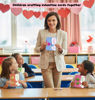 Picture of HIDEGRASS Funny Joke Valentine's Day Cards for Kids Classroom, 30 Pack Valentine Cards with 36 Stickers & 30 Envelops, Valentines Gifts for Boys Girls