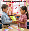 Picture of HIDEGRASS Funny Joke Valentine's Day Cards for Kids Classroom, 30 Pack Valentine Cards with 36 Stickers & 30 Envelops, Valentines Gifts for Boys Girls