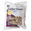 Picture of Charles Leonard Rubber Bands, 3/8 Ounce Bags, Amber, Assorted Sizes (56381)