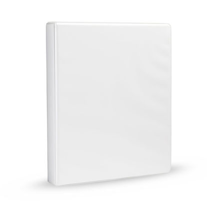 Picture of Amazon Basics 3-Ring Binder, 1-Inch - White 1 Pack