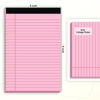 Picture of 5pcs Small Note Pads 5x8 Notebook College Ruled Legal Pads Color Notepads 5 Pack Study Back Writing Pads 5 x 8 Perforated Narrow Ruled Pads of Paper for School & Office Supplies 30 Sheets/Pack