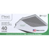 Picture of Mead #10 Envelopes, Letter Size, 4-1/8" x 9-1/2", Security Printed Lining for Privacy, Gummed Closure, Windowless, White All-Purpose for Home & Office Mail, 40 Count (75214)