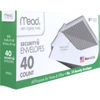 Picture of Mead #10 Envelopes, Letter Size, 4-1/8" x 9-1/2", Security Printed Lining for Privacy, Gummed Closure, Windowless, White All-Purpose for Home & Office Mail, 40 Count (75214)