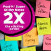 Picture of Post-it Super Sticky Notes, 24 Sticky Note Pads, 3 x 3 in., Ideal for Organization in Your Dorm, Home or Office, 2X The Sticking Power, Supernova Neons Collection