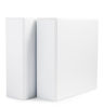 Picture of Amazon Basics 3 Ring Binders, 3 Inch, 2 Pack, D-Ring Organizer for School, Home Office, White