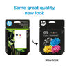Picture of HP 68 Black/Tri-Color Ink Cartridges (2-Pack) | Works Envy 6100e, 6500e Series | Eligible for Instant Ink | 6L6S2TN | Packaging May Vary