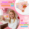 Picture of 36 Pack Valentines Day Cards for Kids School, Gold Foil 4.7x3.2in Cute Classroom Cards with Envelopes & Stickers, 9 Fun Designs for School Exchange, Perfect for Kids, Friends, and Valentine’s Day Parties