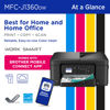 Picture of Brother Work Smart 1360 Wireless Color Inkjet All-in-One Printer with Automatic Duplex Printing and 1.8” Color Display | Includes Refresh Subscription Trial(1) (MFC-J1360DW) (Uses LC501 Series Inks)