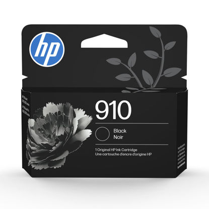 Picture of HP 910 Black Ink Cartridge | Works with OfficeJet 8010, 8020 Series, OfficeJet Pro 8020, 8030 Series | Eligible for Instant Ink | 3YL61AN