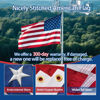 Picture of American Flag Durable Nylon 3x5 Ft Outdoor Heavy Duty, Made in USA American Flags ,Longest Lasting Non Fading American Flags for Outside 3x5,Waterproof Embroidered American Flag, All Weather US Flags Use Outdoor High Wind,Tear Proof America Flag Sewn Stri