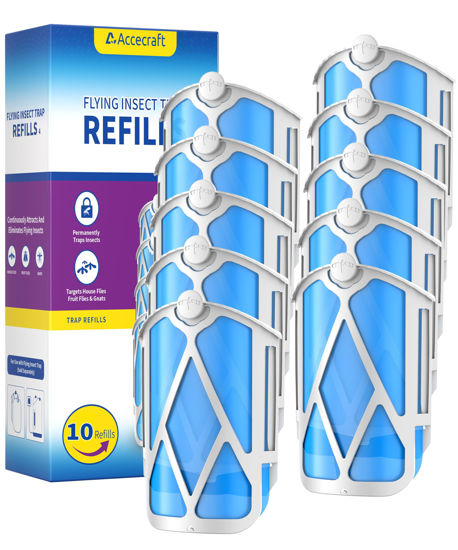 Picture of 10 Pack Refill Cartridges, 2025 Upgraded High-Stick Refills, Compatible with Indoor Light M364 & Max, Easy to Replace