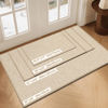 Picture of LEKEEPGO Door Mat 17"x29", Non Slip Door Mat Indoor Entrance, Rubber Backing Indoor Door mat Washable Absorbent Low-Profile Doormat Front Entryway Entry Resist Dirt Inside Door Mats, Khaki