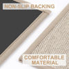 Picture of LEKEEPGO Door Mat 17"x29", Non Slip Door Mat Indoor Entrance, Rubber Backing Indoor Door mat Washable Absorbent Low-Profile Doormat Front Entryway Entry Resist Dirt Inside Door Mats, Khaki
