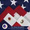 Picture of American Flag 3x5 Ft for Outside, Heavy Duty Nylon US Flags for High Wind Outdoor, Fade Resistant and Waterproof USA Flag with Embroidered Stars, Sewn Stripes, Brass Grommets