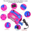 Picture of IDAODAN Electric Balloon Pump, Portable Electric Balloon Blower Machine Inflator Air Pump Dual Nozzle 110V 600W for Party Decorations