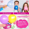 Picture of IDAODAN Electric Balloon Pump, Portable Electric Balloon Blower Machine Inflator Air Pump Dual Nozzle 110V 600W for Party Decorations