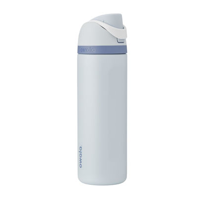 Picture of Owala Disney Princess FreeSip Insulated Stainless Steel Water Bottle with Straw for Sports and Travel, BPA-Free Sports Water Bottle, 24 oz, Cinderella