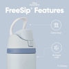 Picture of Owala Disney Princess FreeSip Insulated Stainless Steel Water Bottle with Straw for Sports and Travel, BPA-Free Sports Water Bottle, 24 oz, Cinderella