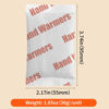 Picture of 10 Pack Hand Warmers Disposable - Up to 15 Hours of Heat - Super Long Lasting Air Activated Warmers, All Natural & Portable for Body, Hands & Toes - Odorless Hot Warmer Gifts for Winter Work