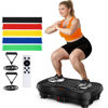 Picture of Vibration Plate Exercise Machine, 130 Levels Full Body Workout Vibrating Plate for Lymphatic Drainage Weight Loss, 450 Lbs Capacity Shake Fitness