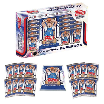 Picture of 2025-26 Topps NBA Basketball Flagship Collection Trading Card Box (1 Oversized Card Per Box)