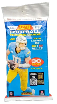 Picture of 2024 Panini Score Football NFL Trading Card Jumbo Pack (Gold & Red Parallels)
