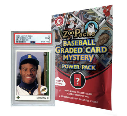 Picture of Zoo Packs MLB Baseball PSA Graded Card Mystery Power Pack - Amazon Exclusive